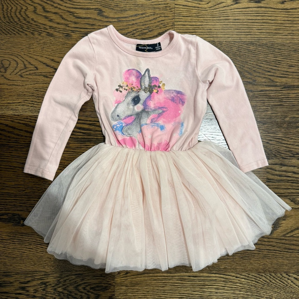 Gorgeous rock your baby dress sz3!